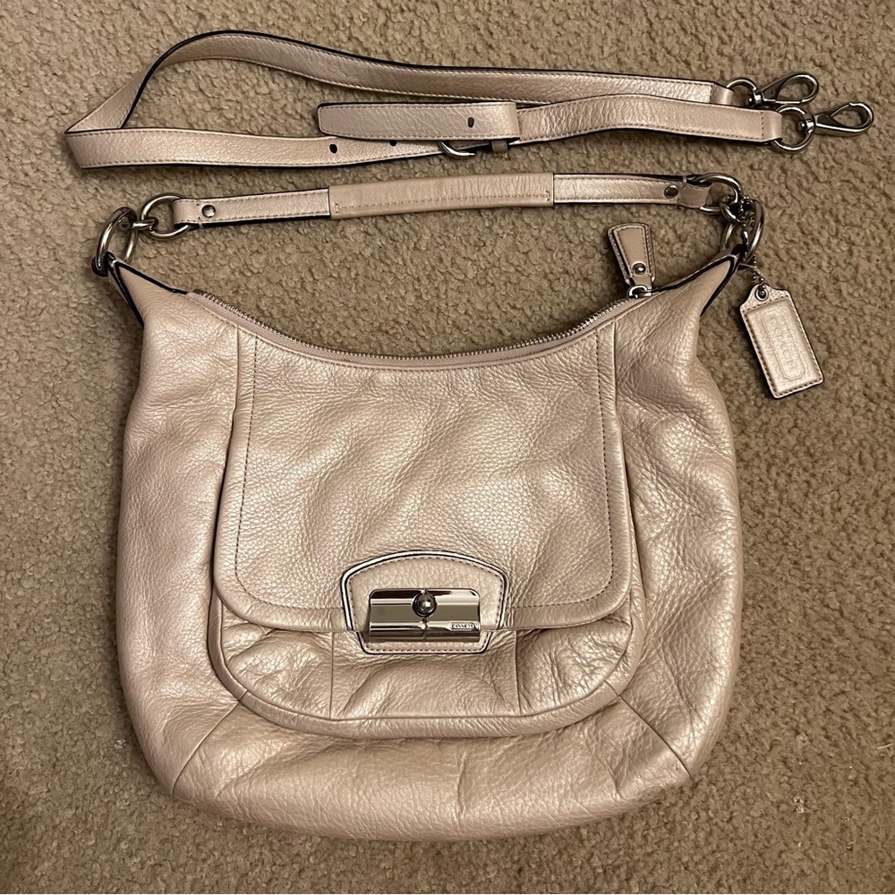 Coach Kaitlin leather hobo handbag
